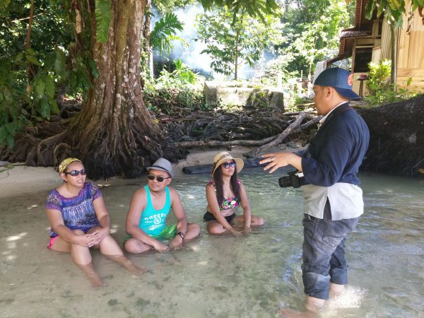 berendam di air tawar super dingin..